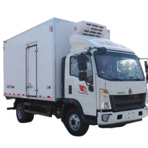 Diesel Frozen Freezer Semi-trailer /small Cooling Van/vegetable Transport / Insulation Refrigerator Box Truck