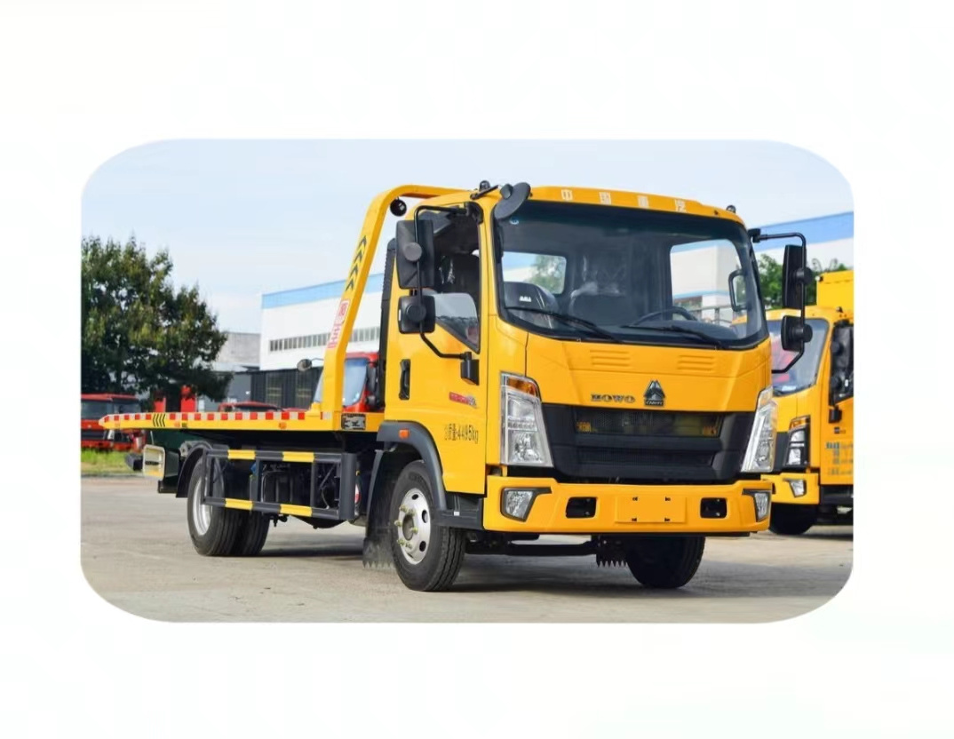 Chinese Factory Euro 3 For Sale Rollback Bed 4x2 Tow Recovery Wrecker Truck