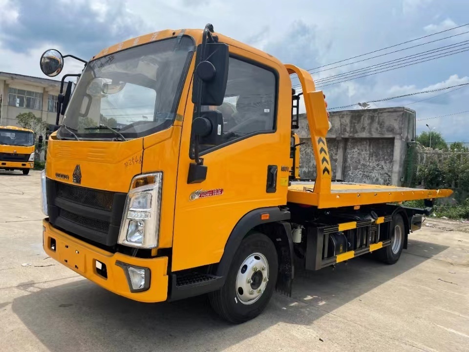 Chinese Factory Euro 3 For Sale Rollback Bed 4x2 Tow Recovery Wrecker Truck