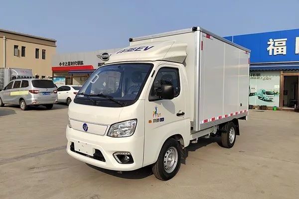 China Hot Selling New Energy 4 Wheel Mini Truck Fully Electric 1-3 Tons Van Truck For Sale