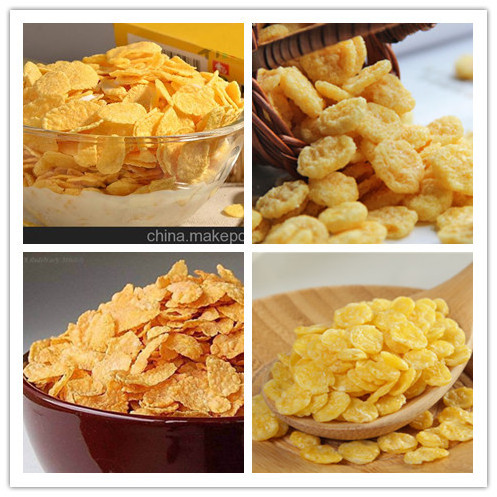 High quality CE certificate corn flakes production line breakfast cereal processing line snack making machine