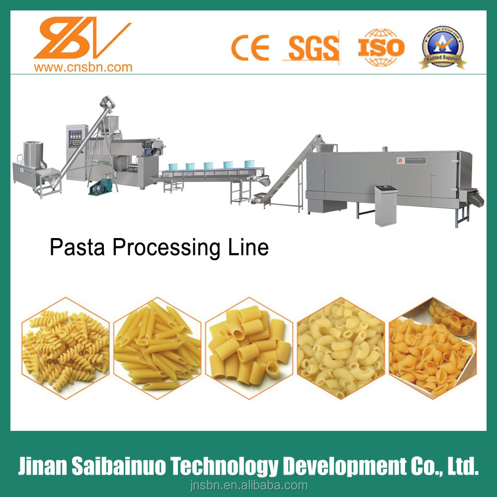 Automatic industrial macaroni machine italy/pasta production line/macaroni pasta making machine