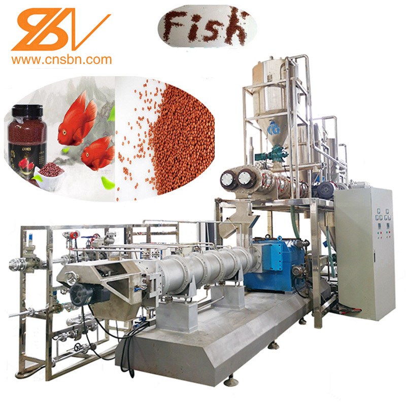 5 ton/h vertical flowchart Automatic Dog Cat Fish shrimp Pet Food Making machine processing Extruder production line