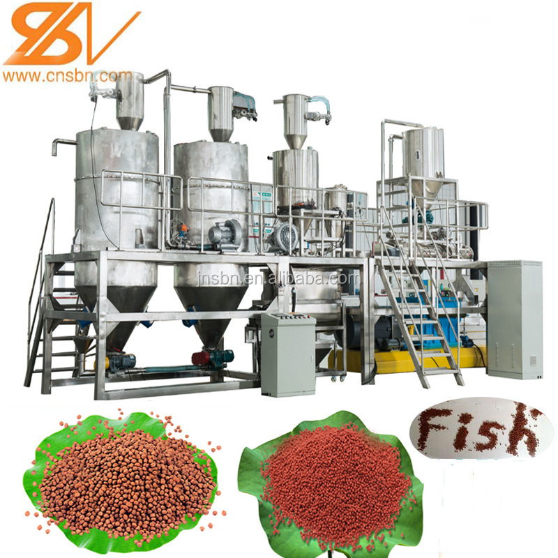 Factory Direct Supplier Automatic swimming Fish food processing equipment