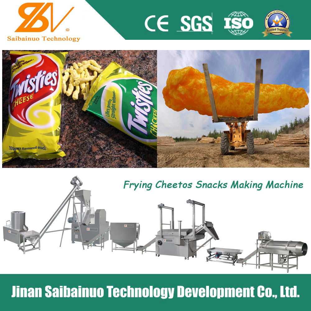 Mini Cheetos Kurkure Nik Naks Puffed Snacks Food Extruder Making Machine full setup Production Line Machinery