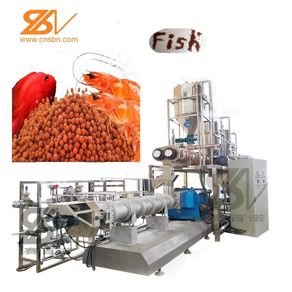 1t/h,2t/h big capacity Floating Fish Feed Extruder Machine Fish Food Pellet Machine