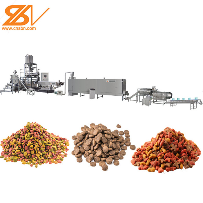 Fully automatic cost effective 1000-6000KG Dry dog food production machine