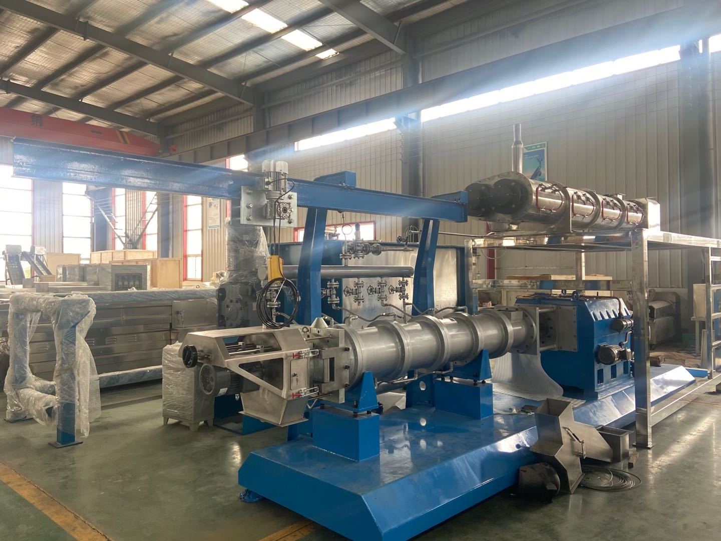 30 Years Factory 2t/h 3t/h 4t/h 5t/h 6t/h  Automatic Dog Cat Fish Pet Food Making Extruder Manufacturing Machinery line