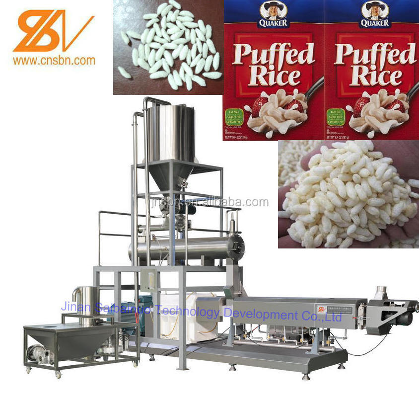 Automatic industrial puff rice machine