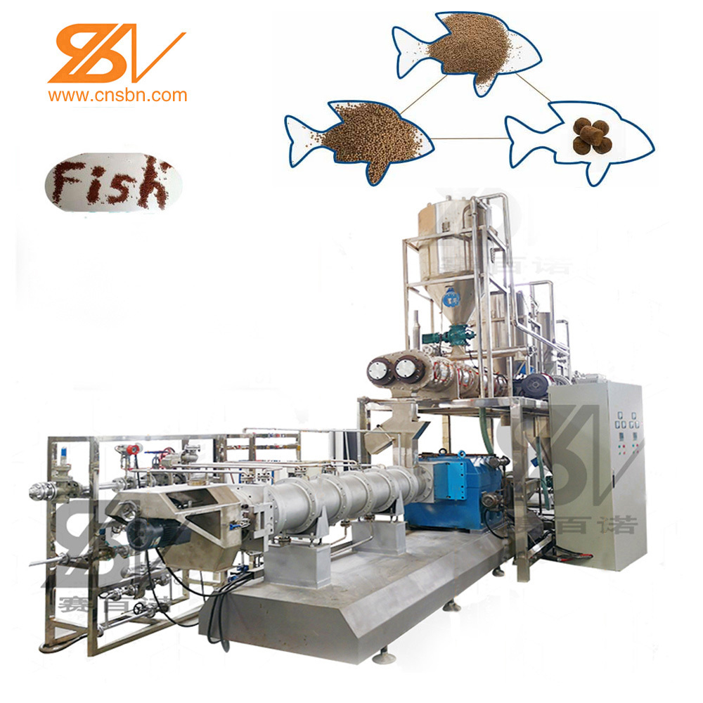 30 Years Factory 2t/h 3t/h 4t/h 5t/h 6t/h  Automatic Dog Cat Fish Pet Food Making Extruder Manufacturing Machinery line