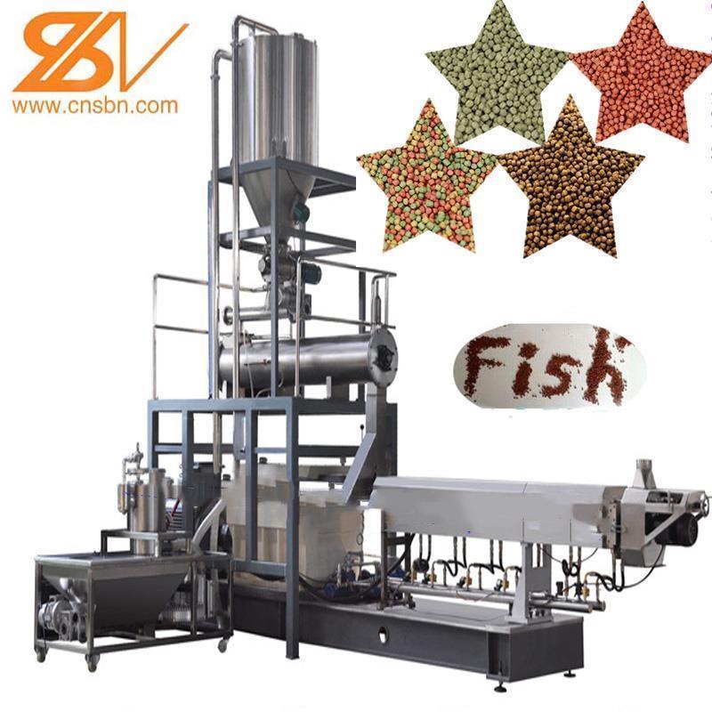 1t/h,2t/h big capacity Floating Fish Feed Extruder Machine Fish Food Pellet Machine