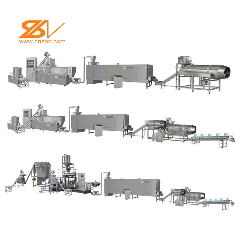 China leading manufacturer Saibainuo horizontal vertical dry wet kibble pet cat dog food making machine manufacturing plant