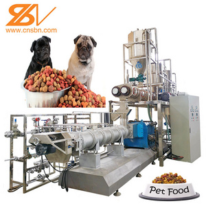 30 Years Factory 2t/h 3t/h 4t/h 5t/h 6t/h  Automatic Dog Cat Fish Pet Food Making Extruder Manufacturing Machinery line