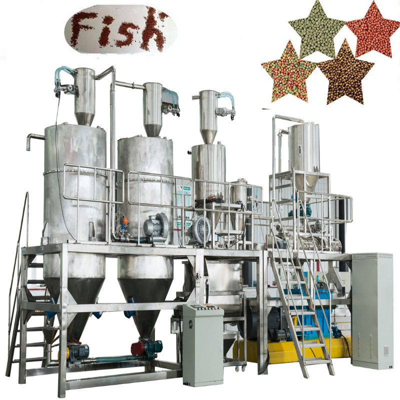 1t/h,2t/h big capacity Floating Fish Feed Extruder Machine Fish Food Pellet Machine