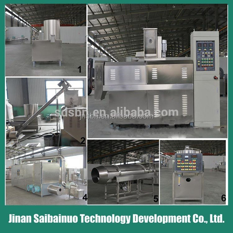 Continuous automatic floating fish feed pellet machine