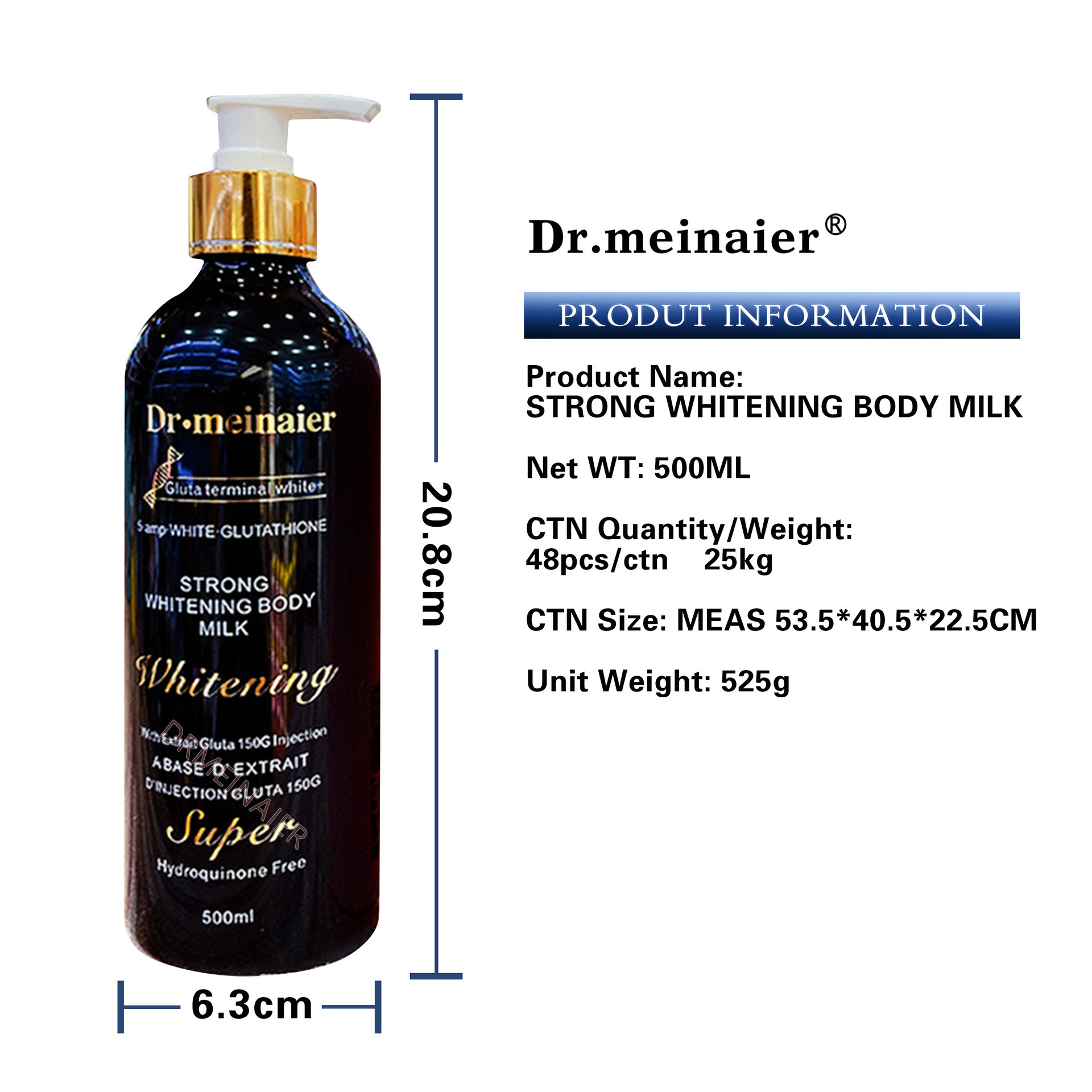 Factory Wholesale 24K Gold Gluta thione Body Lotion Moisturizing Brightening Skin Nourishing Firming Body Lotion