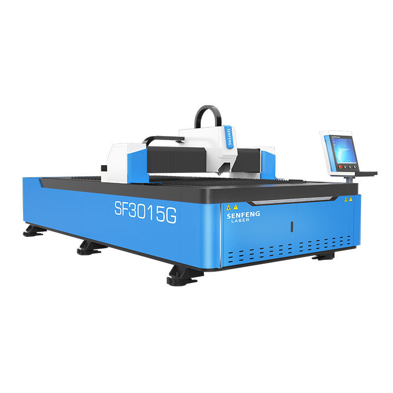 senfeng cnc metal sheet 1500 watt fiber optic laser cutter cut cutting machine 3000x1500