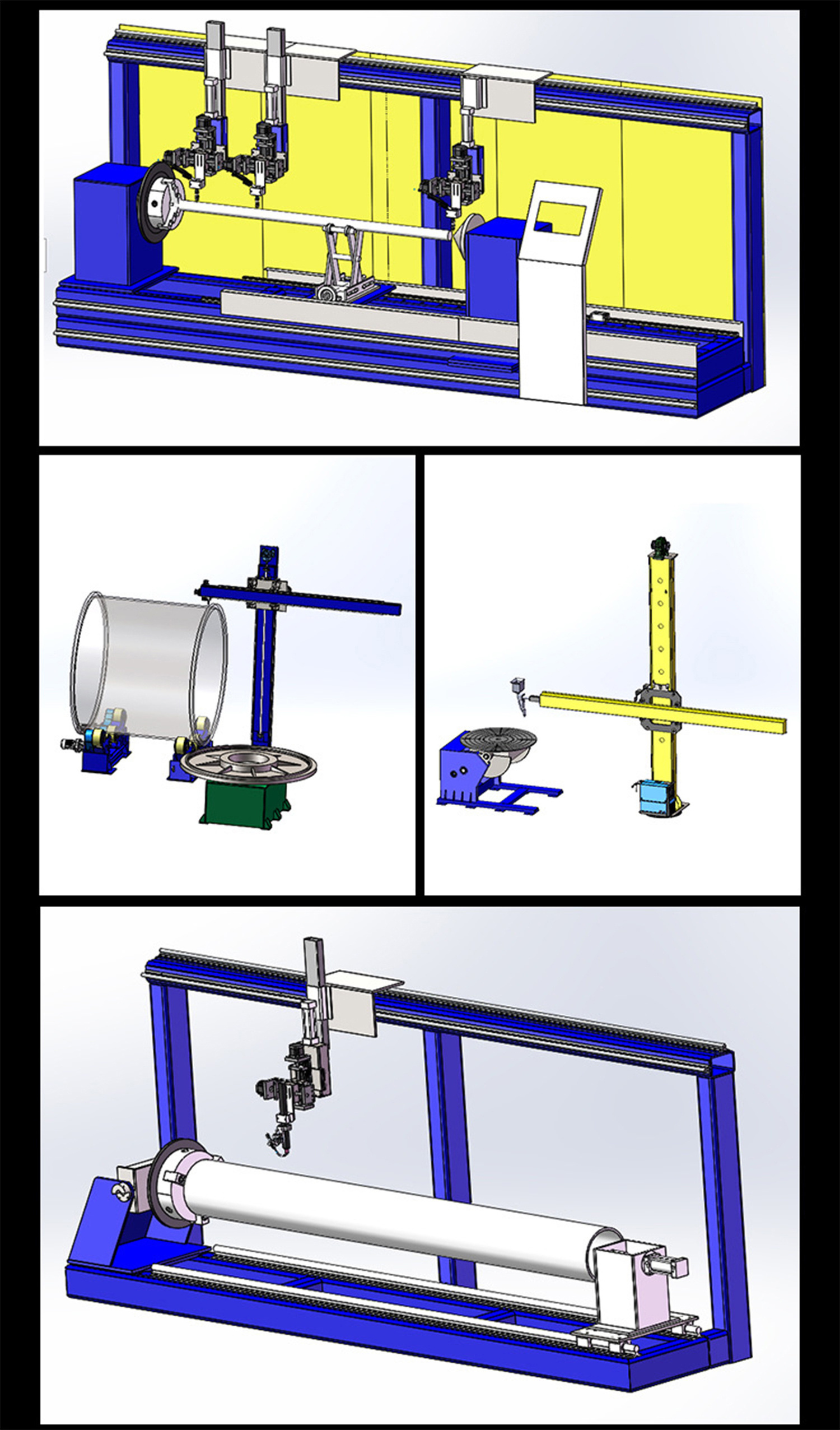 Pipe Welding Robotic Arm Pneumatic Telescopic Manipulator Arm Ring Seam Welding Special Machine