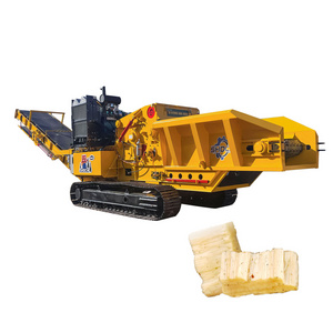 Tree Shredder Petrol Powered Branch Crusher Wood Chipping Machine Mini Wood Chipper Firewood Processor Wood Chipper