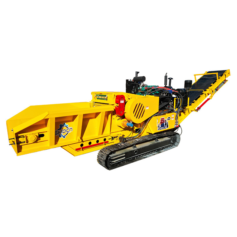 Tree Shredder Petrol Powered Branch Crusher Wood Chipping Machine Mini Wood Chipper Firewood Processor Wood Chipper