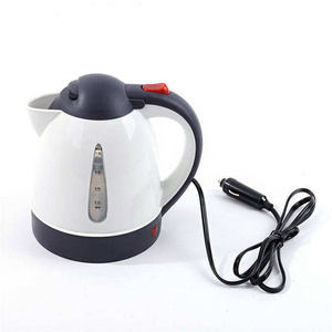 DC 12V 24V Cigarette Lighter Heated Water Tea Coffee Kettle 1000ML Portable Car Electric Kettle