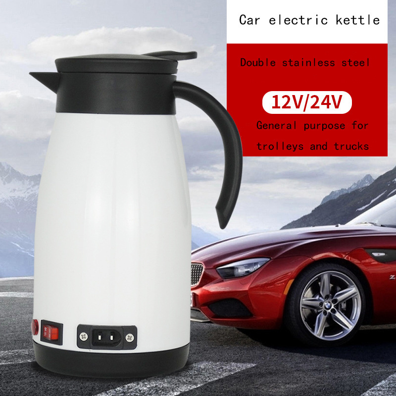 12v 24v 680ml dc kitchen appliances portable car electric kettle mini travel electric boiler