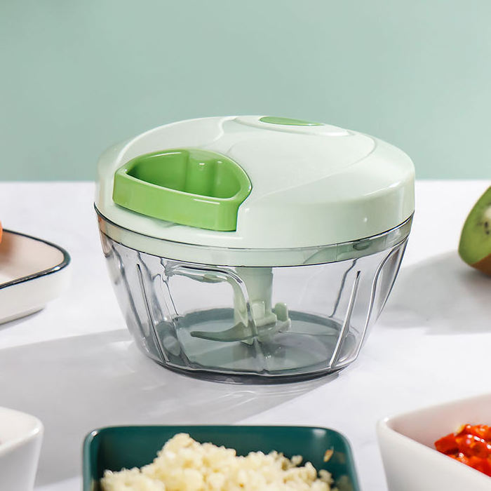 Wholesale mini speedy manual pull string garlic vegetable food chopper hand chopper