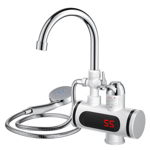 Hot sale 3000w bathroom kitchen electric hot water faucet instant electric shower water heater