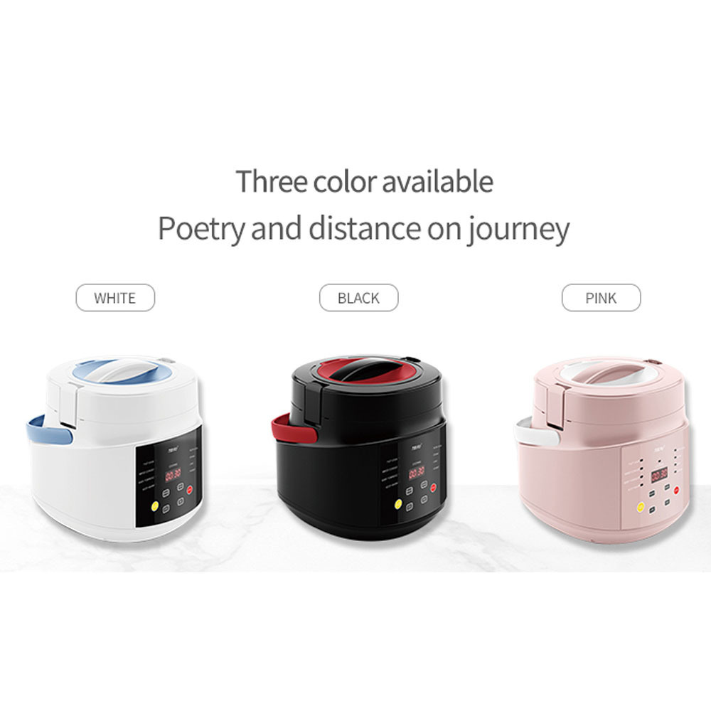 Small home appliances12V 24V dc 2L travel portable soup pot cooking pot electric mini smart car rice cookers