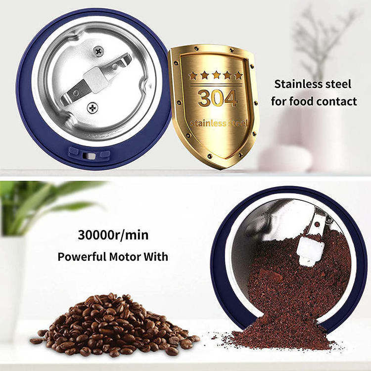 New design household multifunction portable mini electric coffee bean grinder kitchen for home