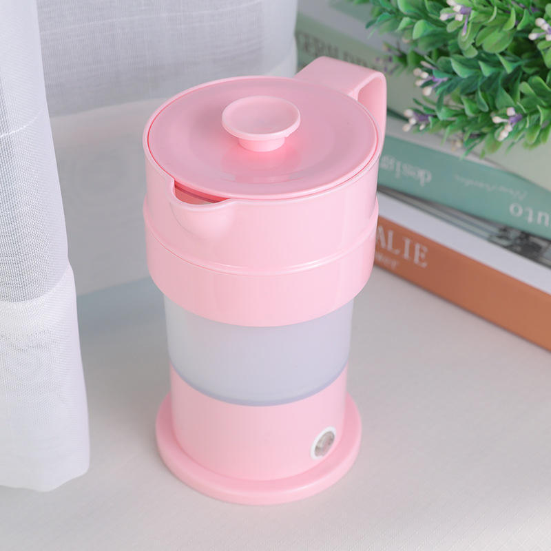 Keep warm 400 ml Collapsible Silicone Mini Electric Portable Tea Kettle