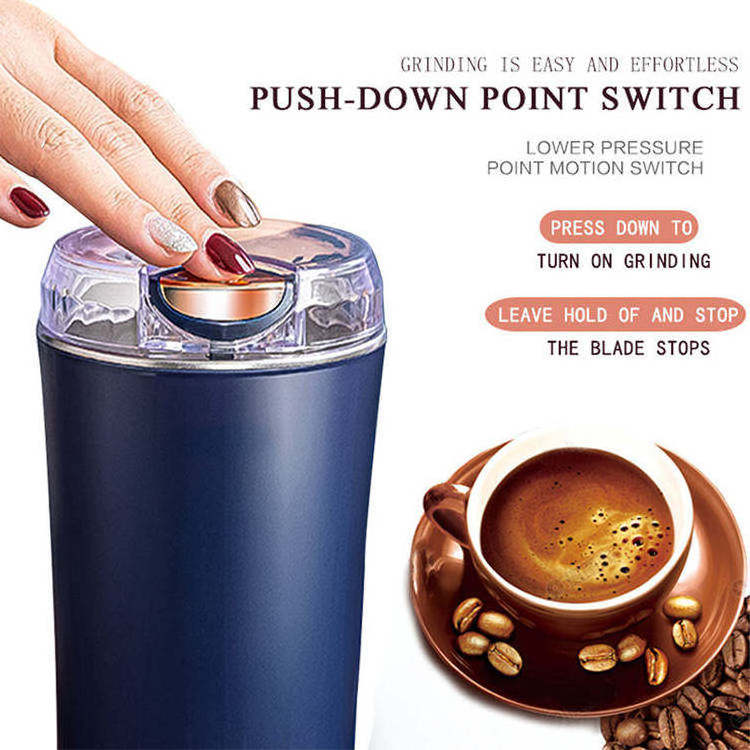 New design household multifunction portable mini electric coffee bean grinder kitchen for home