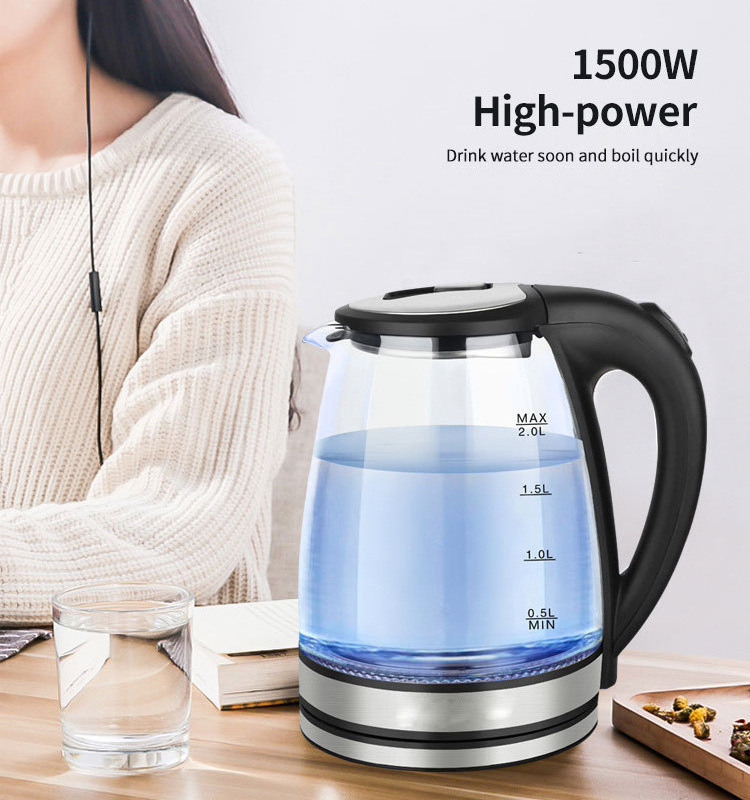 Hotel Guest Room Appliance 360 Degree Rotational Base hotel electric kettle