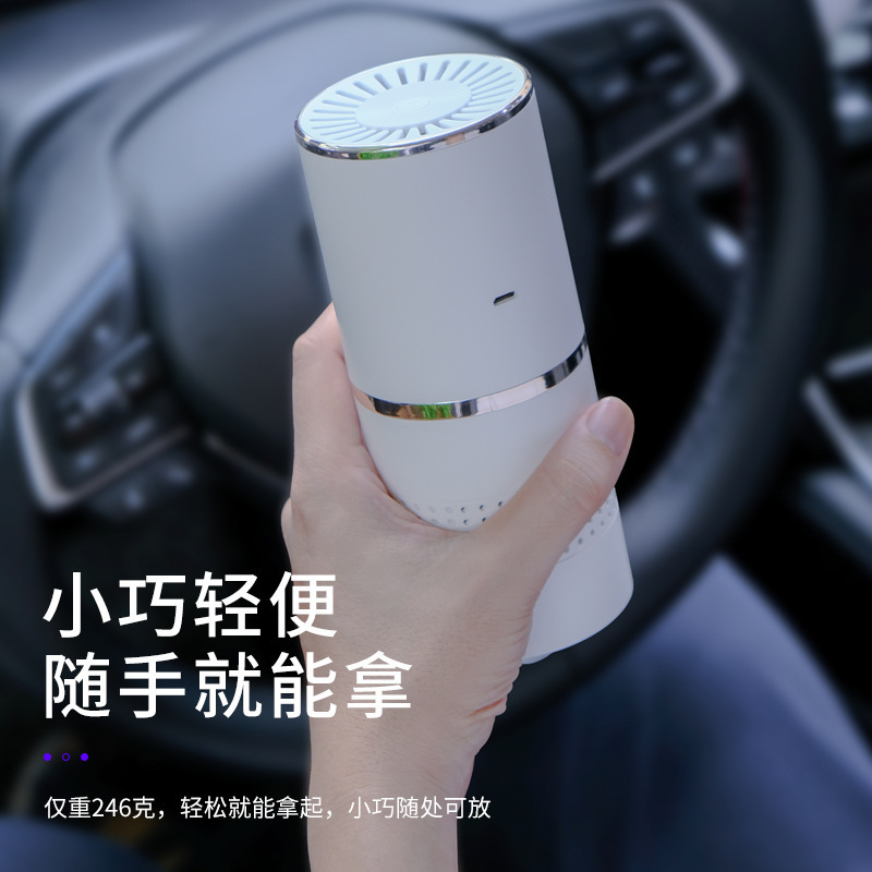 Wholesale  best portable mini usb ion private label bus car fresh air purifier hepa odor eliminator for sale