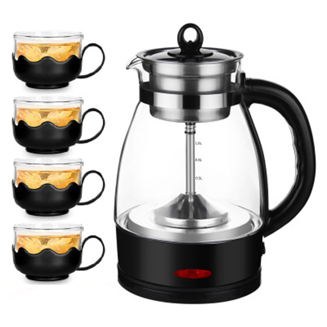 Chinese electric tea maker machine electric  health preserving pot glass kettle teapot set