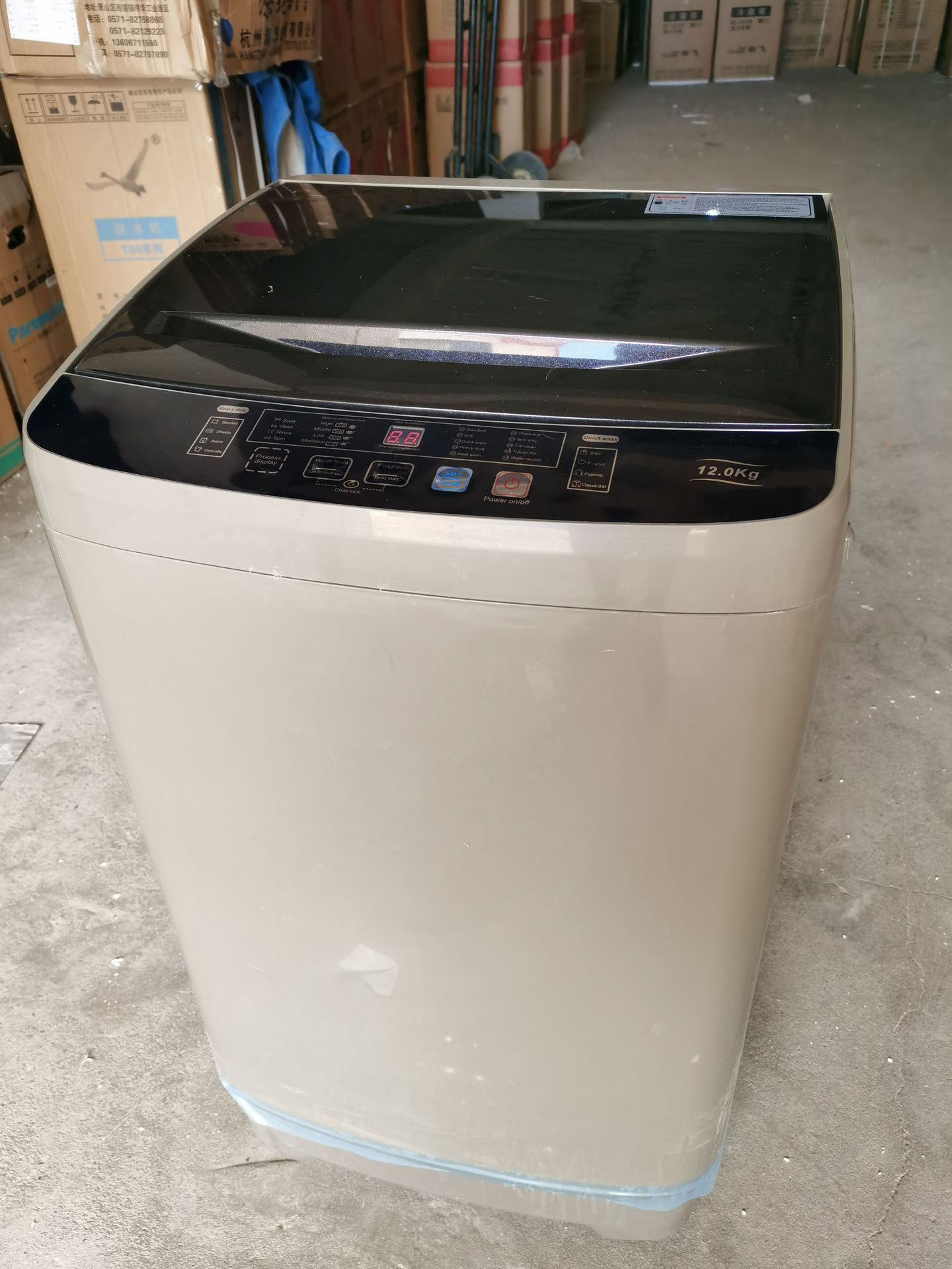 Wholesale 12kg automatic washing machine top load household automatic washing machine for home