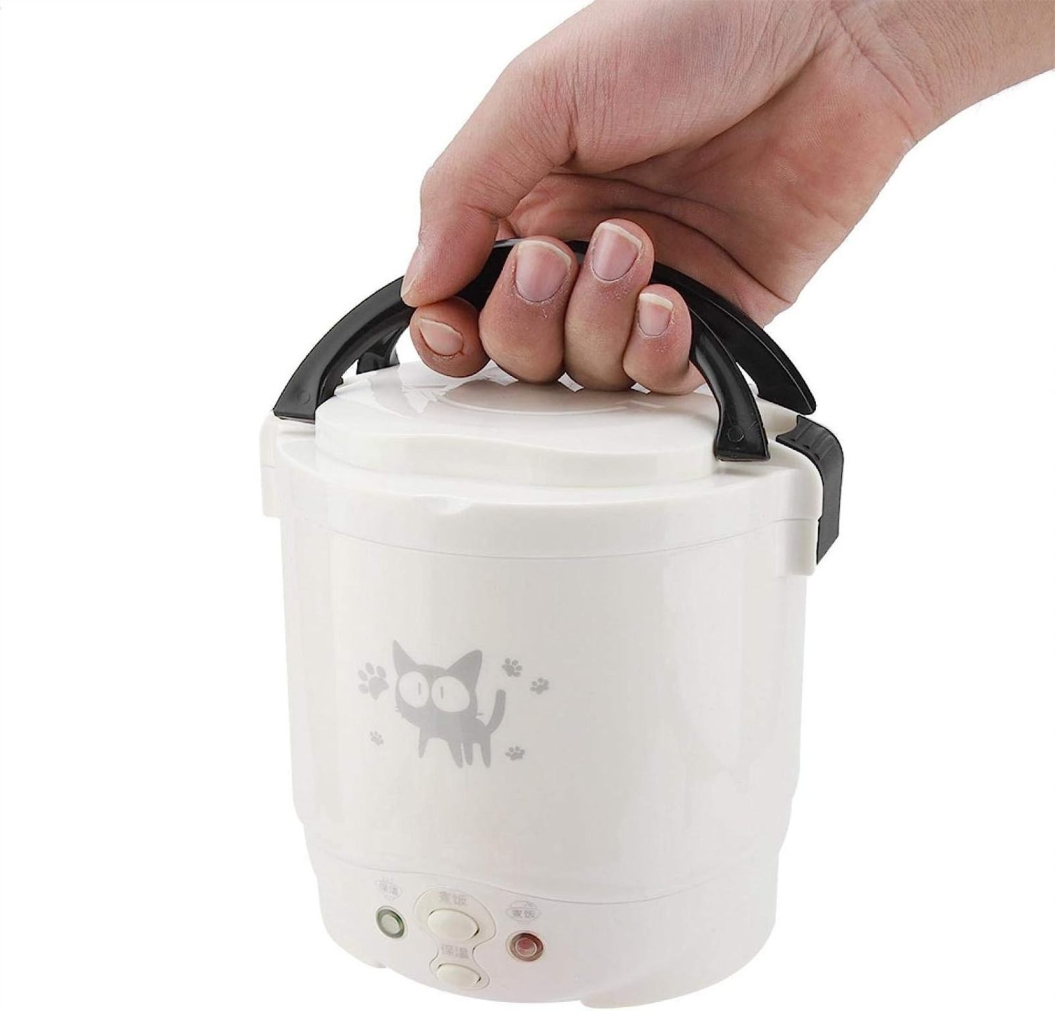 Car mounted 12v 24v 1L Electric Mini Rice Cooker 170W Multi function electric cooker For Car