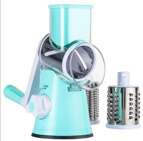 Multifunctional manual spiralizer cheese chopper fruit cutter vegetable Chopper veggie rotary drum grater