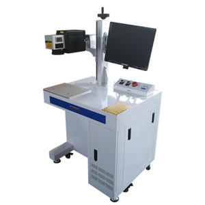 3D Dynamic focus mopa 100w color fiber laser marking machine for color black deep marking on metal fine laser