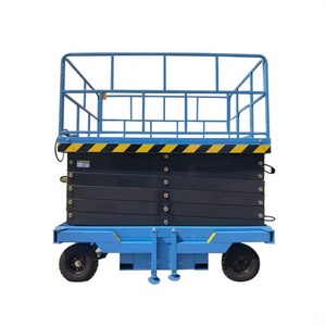 High-altitude manned Hydraulic Vertical Electric Scaffolding 10M 20m Arial Work Platform Electric Scissor Lift