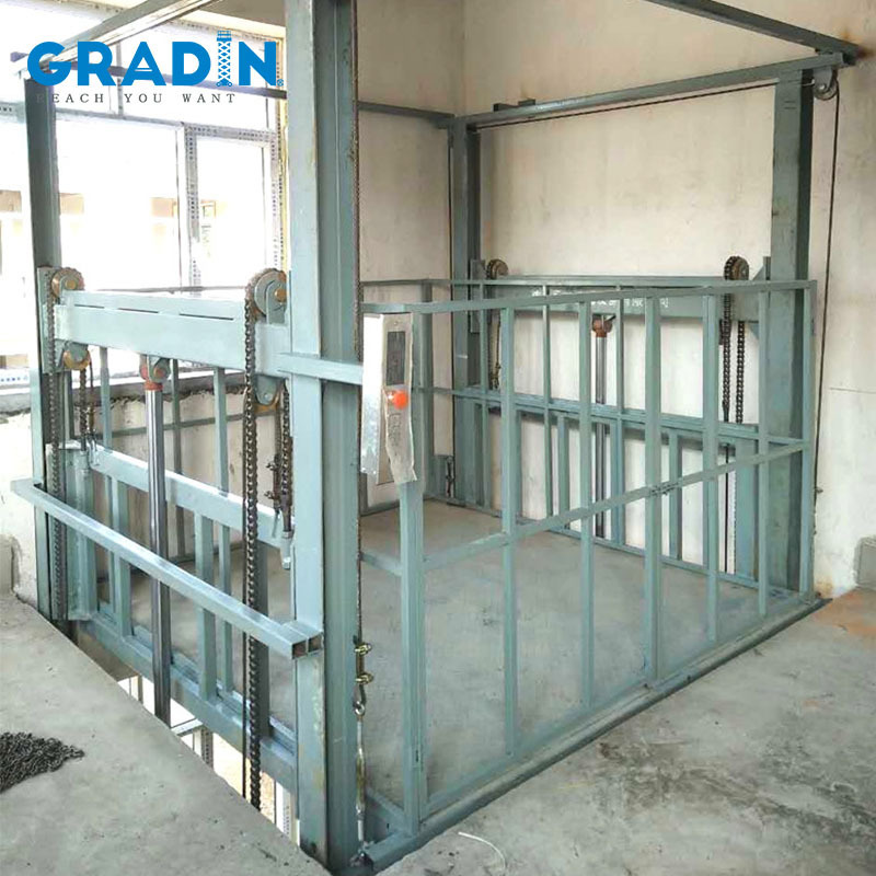 Industrial park vertical lifting material factory freight elevator special lift for transporting goods