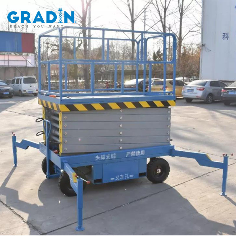 High-altitude manned Hydraulic Vertical Electric Scaffolding 10M 20m Arial Work Platform Electric Scissor Lift