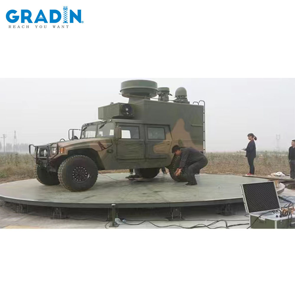 A car turntable or driveway turntable is a rotating platform designed for use by a car 3ton car turntable