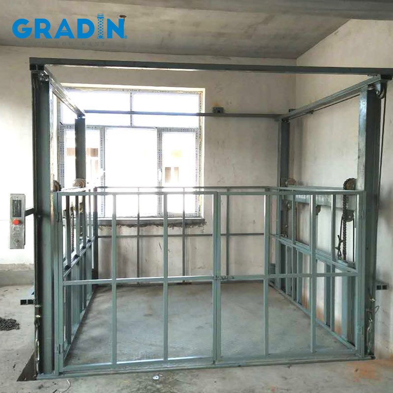 Industrial park vertical lifting material factory freight elevator special lift for transporting goods