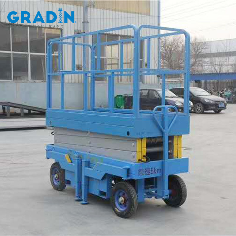 High-altitude manned Hydraulic Vertical Electric Scaffolding 10M 20m Arial Work Platform Electric Scissor Lift