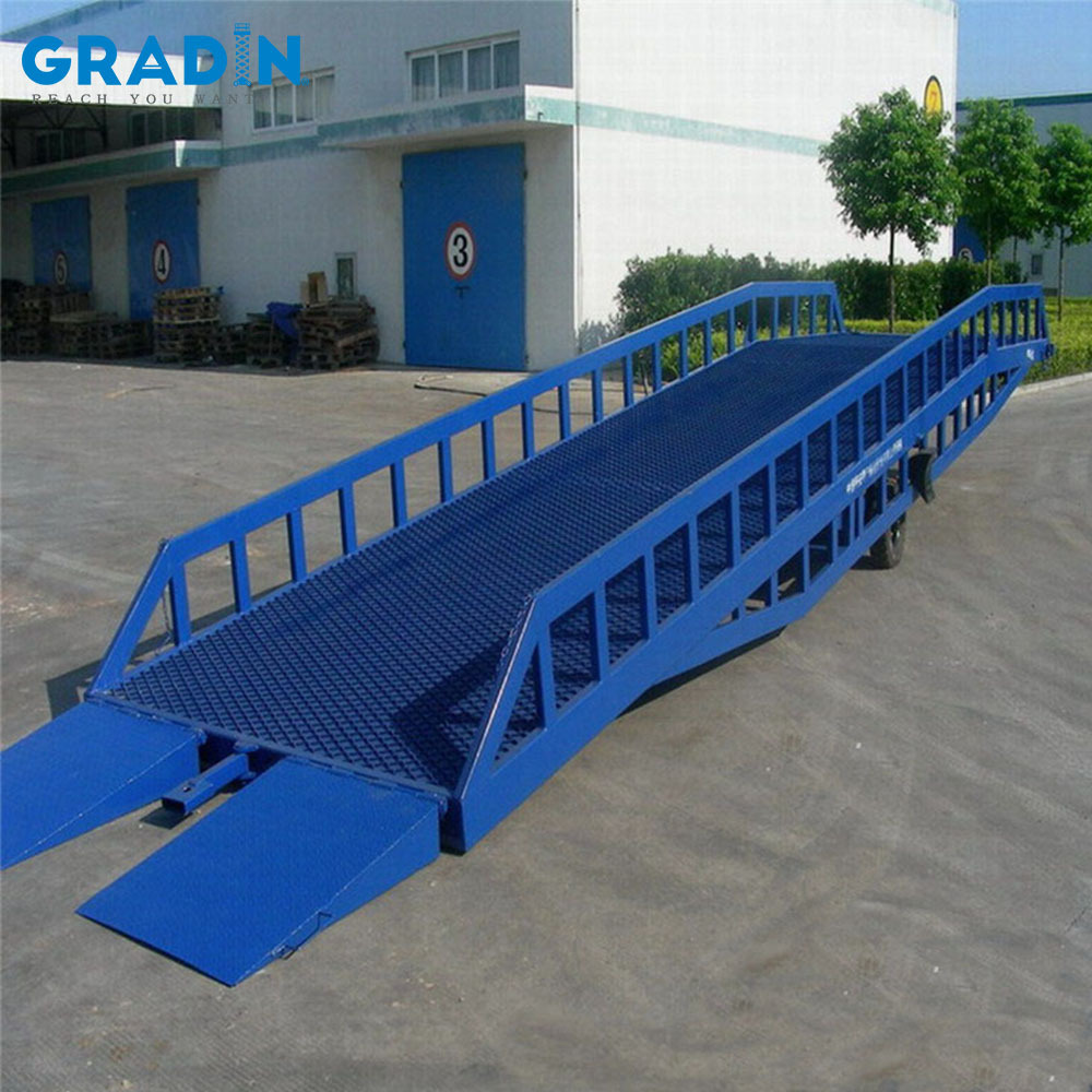 Mobile Yard Ramps and Portable Loading Docks portable heavy duty loading ramp truck loading yard ramp for container