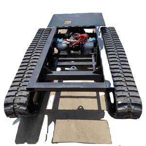 Best price steel crawler undercarriage system with slewing bearing for hydraulic drilling rig excavator dozer loader parts