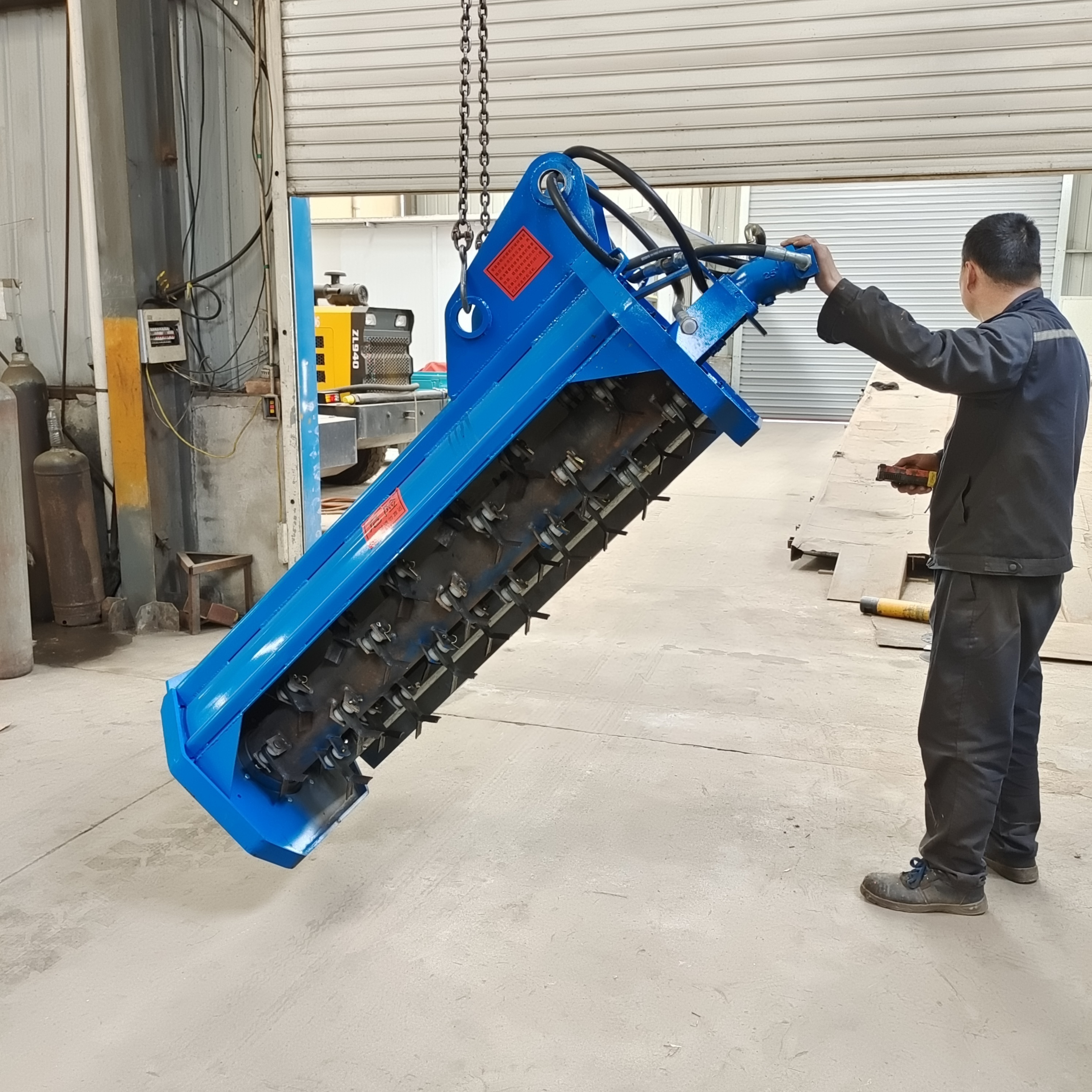 Farm Machinery 10-15 T Excavator Mulchers Rotary Lawn Mower Straw Crash Machine Flail Mower For Excavators