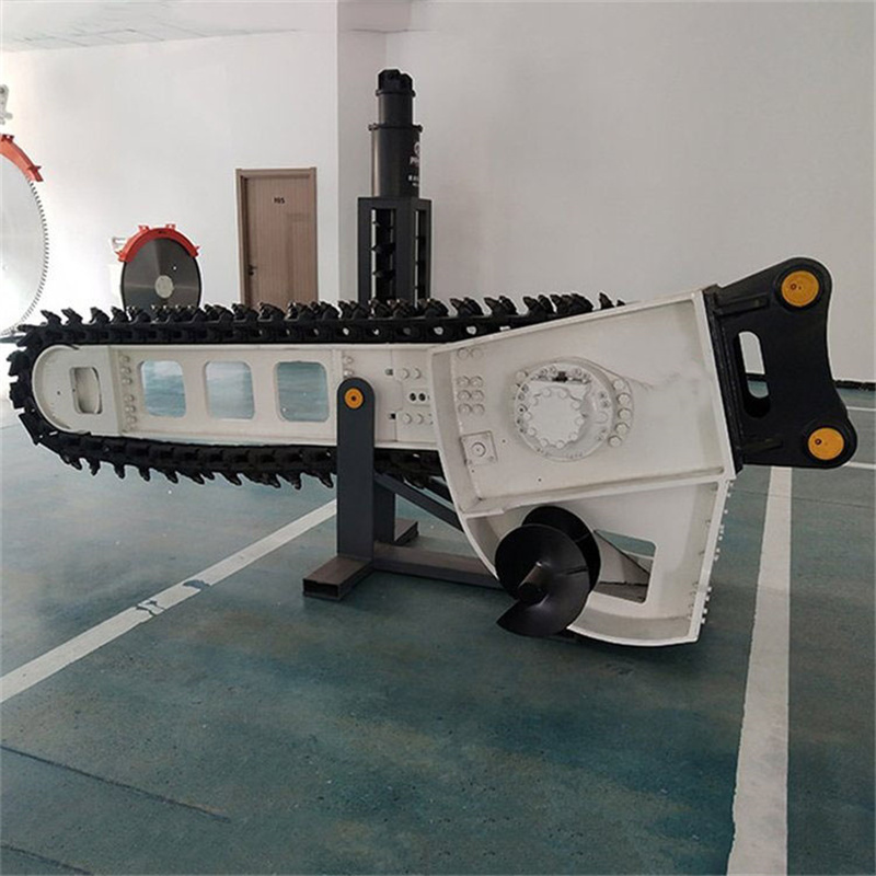 Promotion!! free shipping Construction Machinery For Asphalt Chain Saw Trenchers And  Hydraulic Rock Saw Trencher Attachment