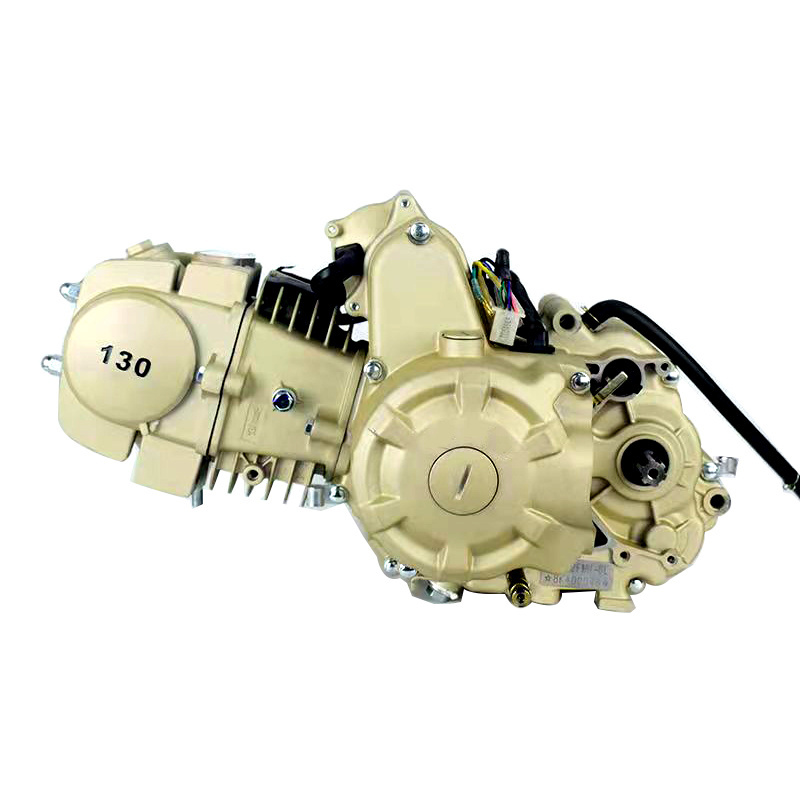 Hot selling two wheeled motorcycle special aircooled horizontal 110cc electric start automatic clutch motorcycle engine assembly